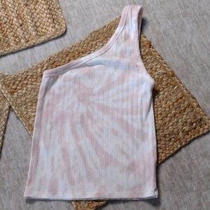 American eagle one shoulder tie dye